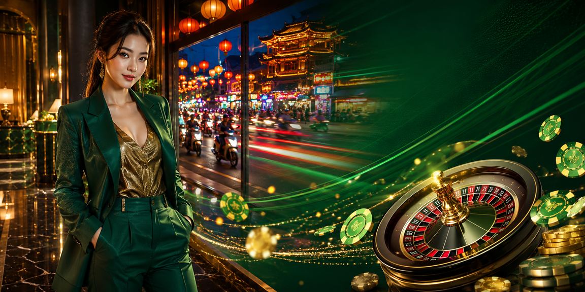 Không khí chợ đêm Huế về đêm, liên tưởng đến trò chơi roulette sôi động trong casino trực tuyến