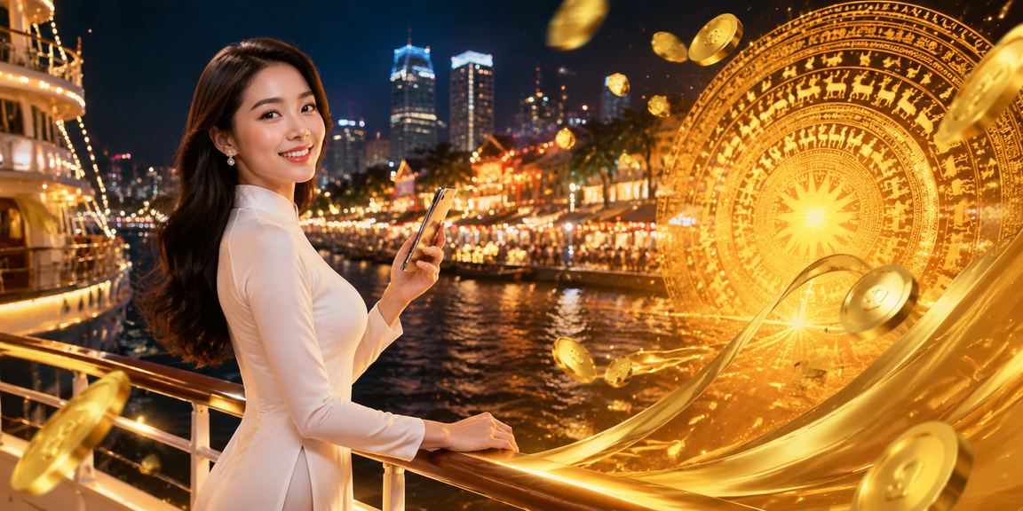 Người dùng tại Nha Trang nhận thưởng VIP trong trang phục áo dài, biểu tượng của giải trí cao cấp Việt Nam